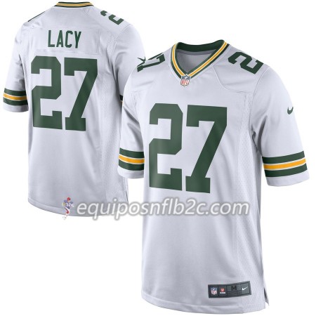 Camiseta Hombre NFL Green Bay Packers Eddie Lacy 27 Nike Blanco